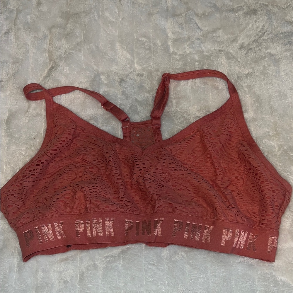Victoria's Secret Rust Lace Bralette